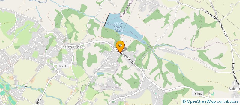 localisation de l'entreprise GERARD POUET CONSULTING  SERRES-CASTET