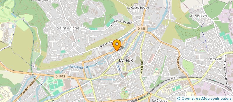 localisation de l'entreprise GERARD PRINGUET CONSEIL SARL  EVREUX