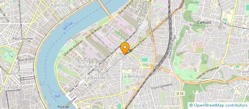 localisation de l'entreprise GERARD SAHUQUET ET COMPAGNIE SELARL COMMISSAIRE PRISEUR JUDICIAIRE SUCCESSEUR DE MA TRE CHRISTIAN JEAN DIT CAZEAUX  BORDEAUX