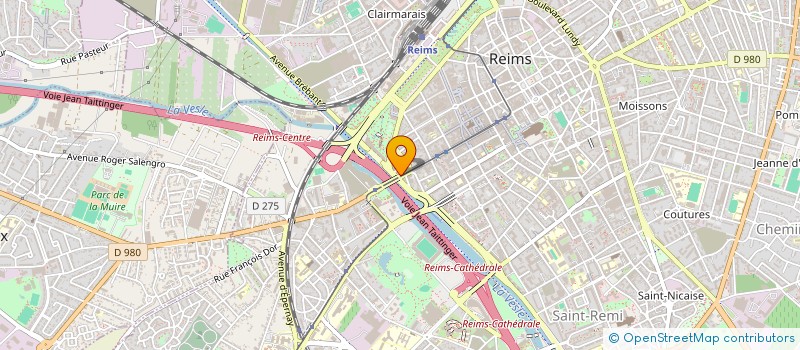 localisation de l'entreprise GERARD SALLIOT PAYSAGISTE  REIMS