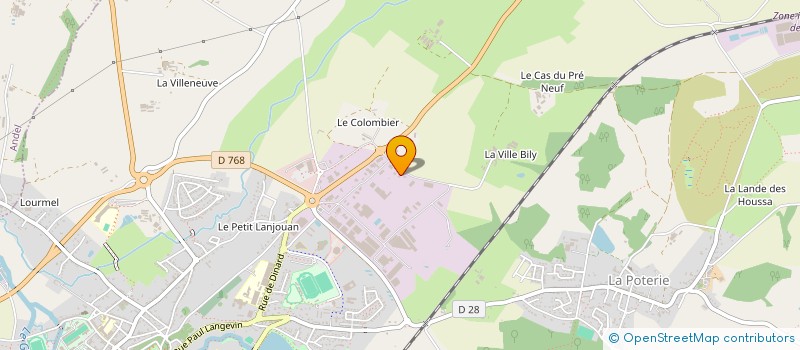 localisation de l'entreprise GERARD & SERRANDOUR MACONNERIE  LAMBALLE-ARMOR