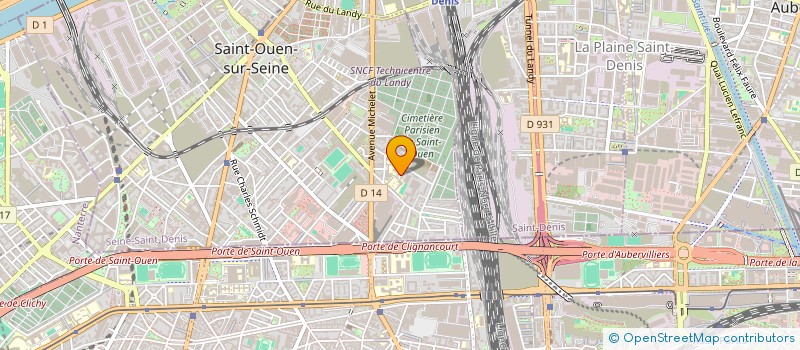 localisation de l'entreprise GERARD SERVICES à SAINT-OUEN-SUR-SEINE