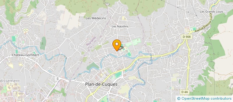 localisation de l'entreprise GERARD SPORTS DIFFUSION  PLAN-DE-CUQUES