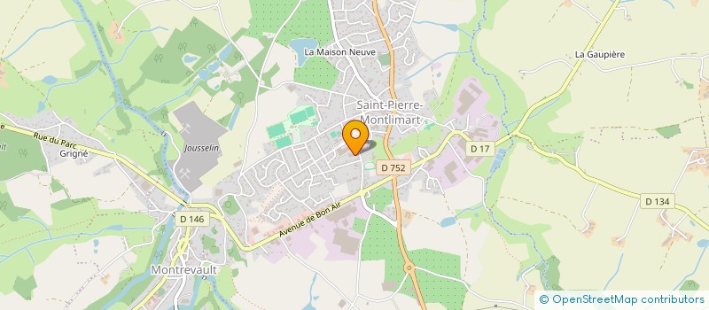 localisation de l'entreprise GERARD THOMAS SARL  MAUGES-SUR-LOIRE