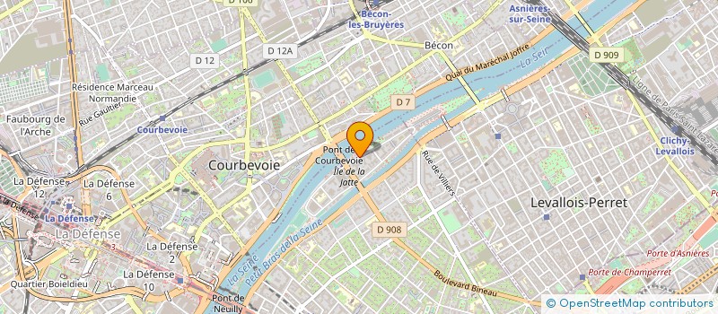 localisation de l'entreprise GERARD VACHER ENTREPRISES GVE à NEUILLY-SUR-SEINE