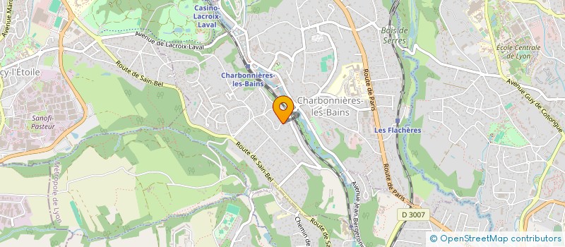 localisation de l'entreprise GERARD VUILLERMET à CHARBONNIERES-LES-BAINS