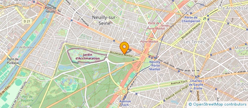 localisation de l'entreprise GERARD WOLF BACH FLOWERS à NEUILLY-SUR-SEINE