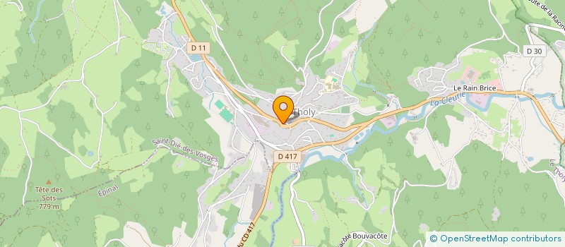 localisation de l'entreprise GERARDMER PERLE D'HUGO KIWANIS CLUB FEMININ GERARDMER  LE THOLY