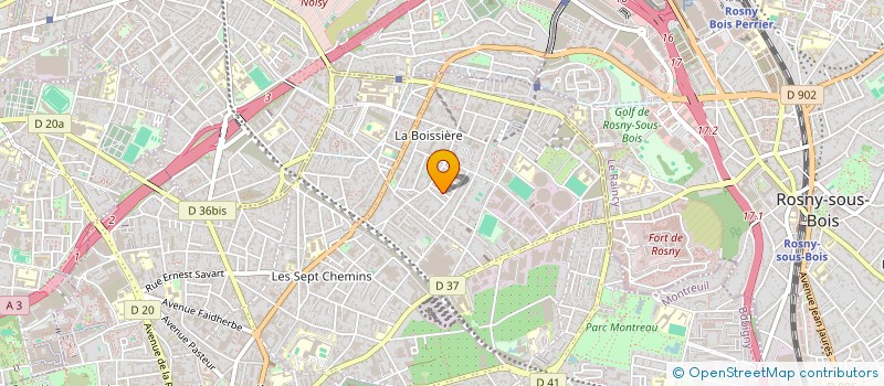 localisation de l'entreprise GERARDO FRERES à MONTREUIL
