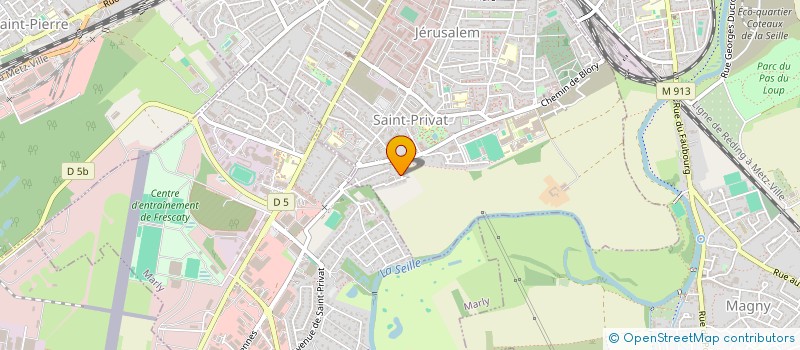 localisation de l'entreprise GERARDOT à MONTIGNY LES METZ