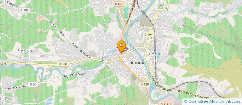 localisation de l'entreprise GERAUD à LIMOUX