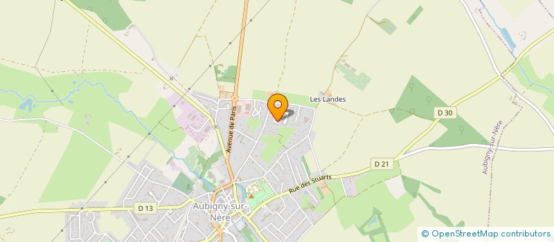 localisation de l'entreprise GERAUDEL  AUBIGNY-SUR-NERE