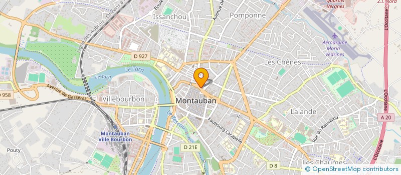 localisation de l'entreprise GERAUDIS à MONTAUBAN