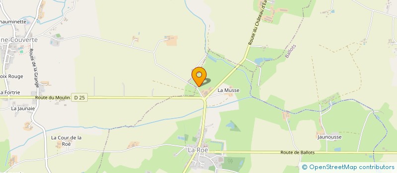 localisation de l'entreprise GERAULT EXPORT  BRAINS SUR LES MARCHES