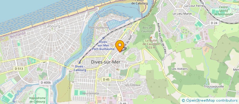 localisation de l'entreprise GERAULT GUERIN  DIVES-SUR-MER