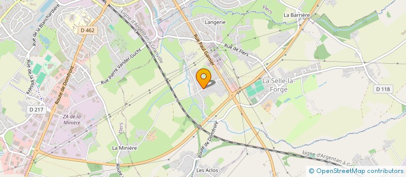 localisation de l'entreprise GERAULT SERVICES à LA SELLE-LA-FORGE