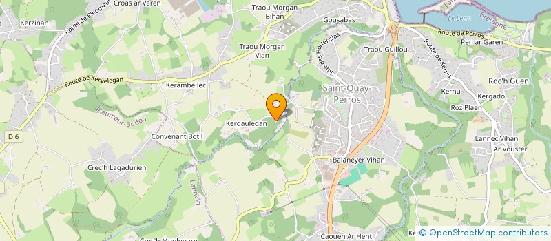 localisation de l'entreprise GERAUR  SAINT-QUAY-PERROS