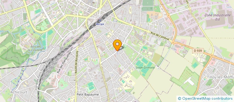 localisation de l'entreprise GERAUTO à ARRAS