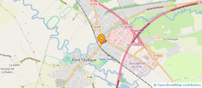 localisation de l'entreprise GERBAT  PONT L'EVEQUE