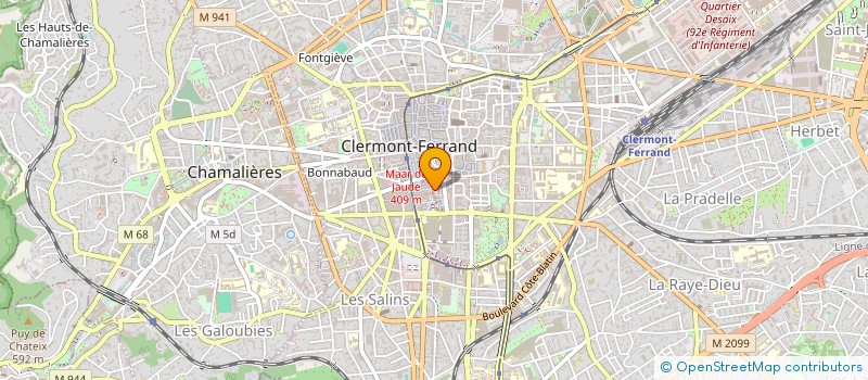 localisation de l'entreprise GERBAU  CLERMONT-FERRAND