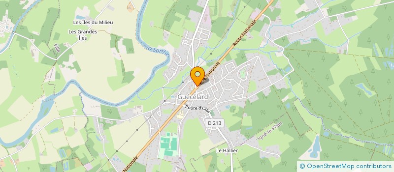 localisation de l'entreprise GERBAULT  GUECELARD