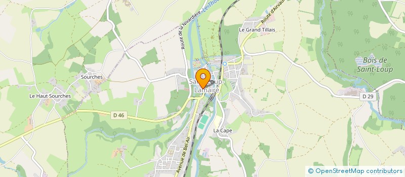 localisation de l'entreprise GERBEL  SAINT-LOUP-LAMAIRE