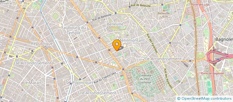 localisation de l'entreprise GERBELLE EURL  PARIS