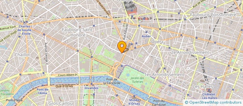 localisation de l'entreprise GERBER S A à PARIS