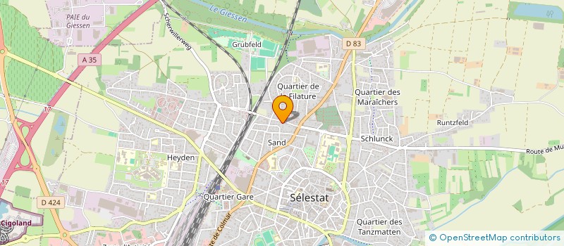 localisation de l'entreprise GERBER TOUS TRAVAUX DE DEMOLITION à SELESTAT