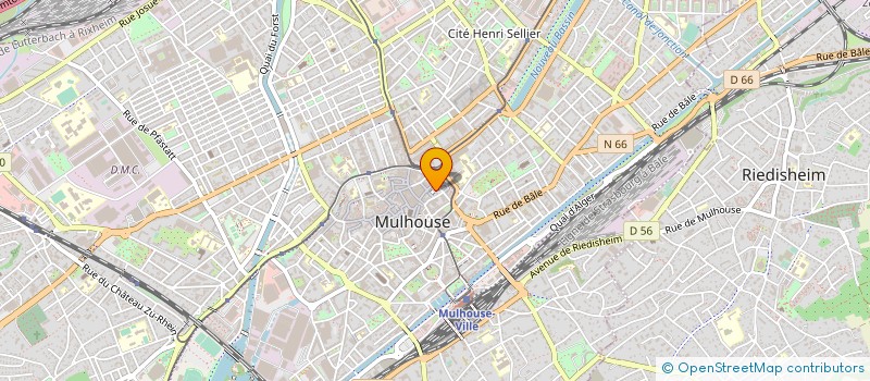localisation de l'entreprise GERBER & WALT  MULHOUSE