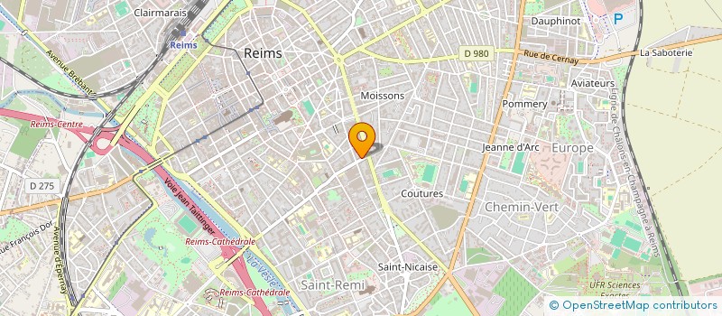 localisation de l'entreprise GERBERT  REIMS