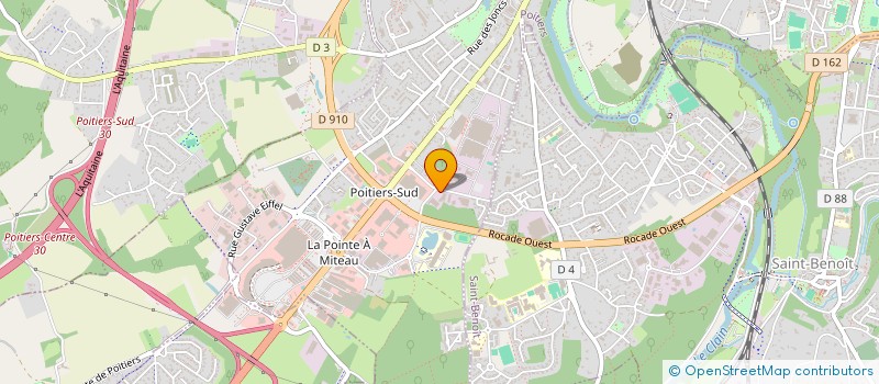 localisation de l'entreprise GERBET LUCIE  POITIERS