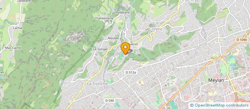 localisation de l'entreprise GERBI AVOCAT 74  CORENC