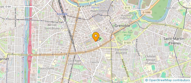 localisation de l'entreprise GERBI AVOCAT VICTIMES & PREJUDICES à GRENOBLE