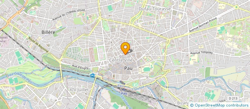 localisation de l'entreprise GERBIER IMMO à PAU