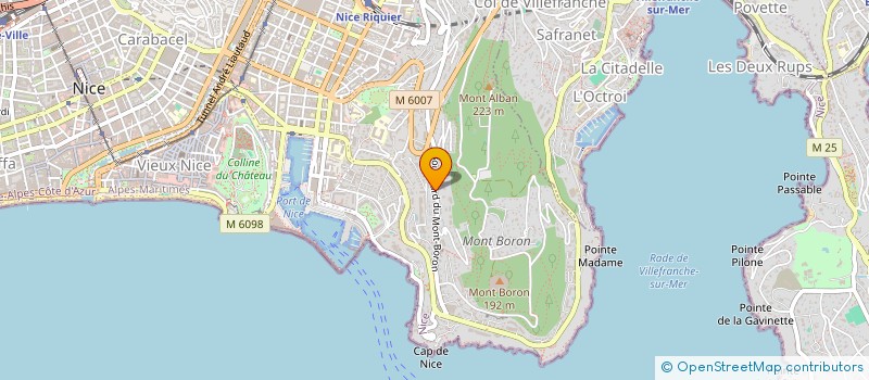 localisation de l'entreprise GERBIERE à NICE