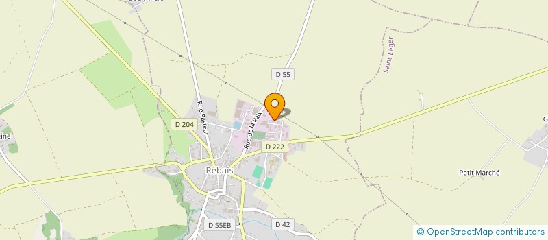 localisation de l'entreprise GERBIN  REBAIS