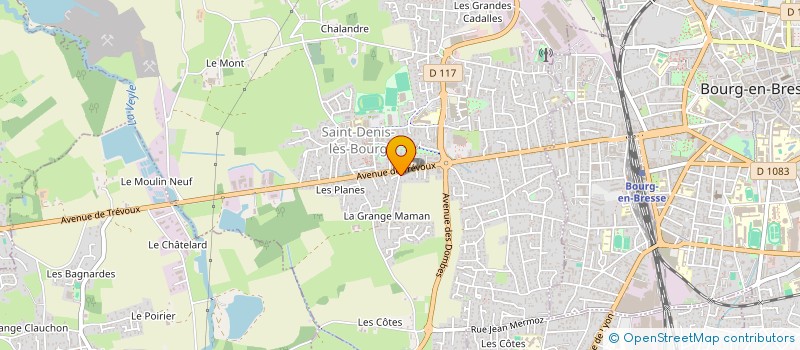 localisation de l'entreprise GERBINVEST à SAINT-DENIS-LES-BOURG