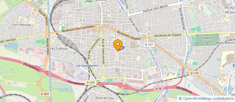 localisation de l'entreprise GERBLI  CALAIS