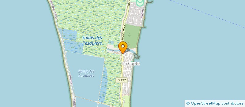 localisation de l'entreprise GERBOTTO M  HYERES