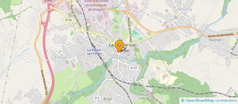 localisation de l'entreprise GERBOUD-TREUVEY  LA ROCHE-SUR-FORON