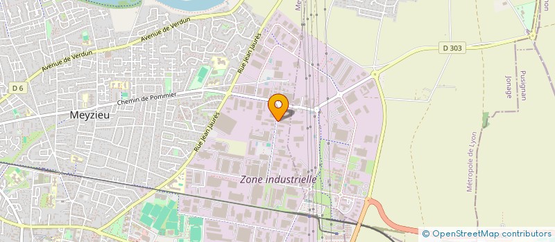 localisation de l'entreprise GERCA FRANCE IMPORT  MEYZIEU