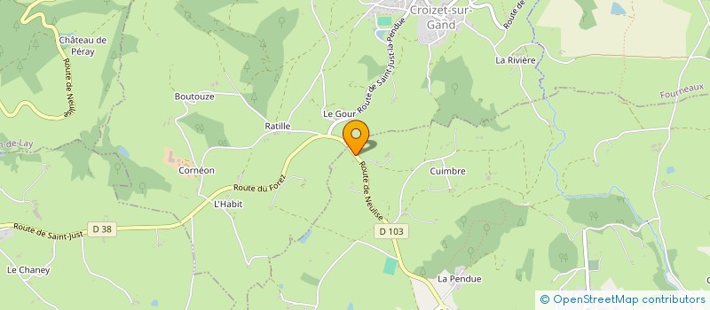 localisation de l'entreprise GERCAM  SAINT-JUST-LA-PENDUE