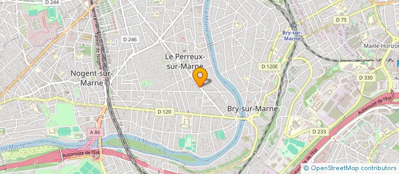 localisation de l'entreprise GERCLA SCI à LE PERREUX-SUR-MARNE
