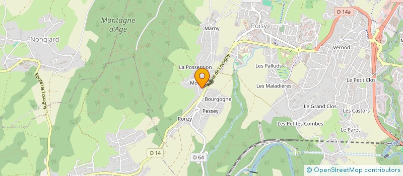 localisation de l'entreprise GERCO à POISY