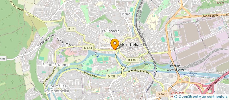 localisation de l'entreprise GERD à MONTBELIARD