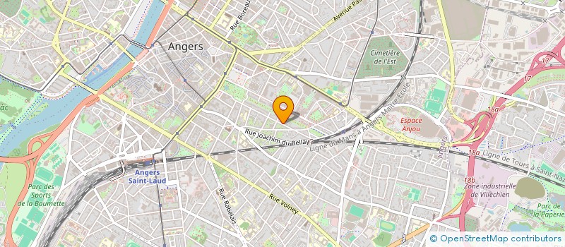localisation de l'entreprise GERDAL à ANGERS