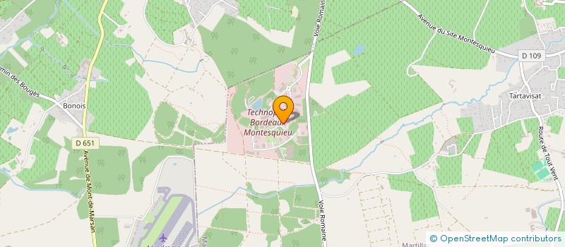 localisation de l'entreprise GEREA à MARTILLAC