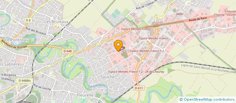 localisation de l'entreprise GEREDIS DEUX SEVRES à NIORT