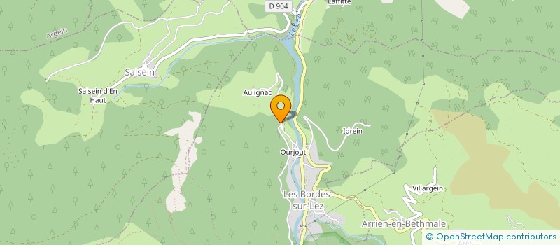 localisation de l'entreprise GEREG à BORDES-UCHENTEIN